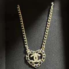 CHANEL チョーカー パール ネックレス ハートデニム - メルカリ