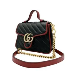 ⭐️GUCCI⭐️GGマーモント トップハンドルバッグ 2WAY 448054 - メルカリ