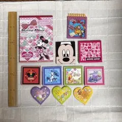 【希少・平成レトロ】ディズニー メモ帳 11点まとめ売り ミニー・ミッキー他