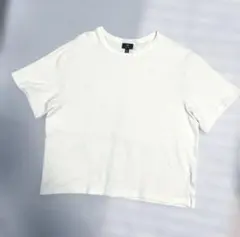 H&M 白　ゆる半袖Tシャツ　メンズ