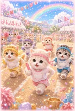 猫のフェルトアート メルカリでハロウィン！キラキラ子猫ちゃん きらきら猫日記 ハロウィン 猫 子猫 ねこ ファンタジー メルヘンアート