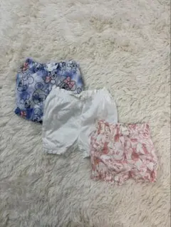 【Disney】babyGap パンツ 3枚セット 70 ミニーマウス 綿100