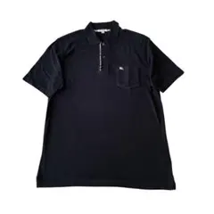 BURBERRY LONDON バーバリー　ポロシャツ　ノバチェック　ブラックのサムネイル