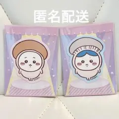 ちいかわ　ダイカットステッカー　きのこ　ハチワレ　2枚セット