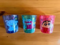 クレヨンしんちゃん プラコップ C/S 8.5cm 3コセット