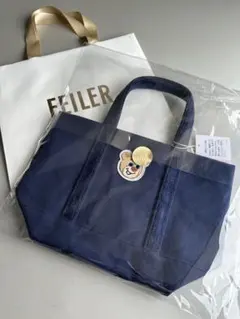 新品未使用】フェイラー オールドテディ ワッペントートバッグ