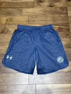 Under Armour 新日本プロレス コラボ ハーフパンツ ネイビー LGのサムネイル