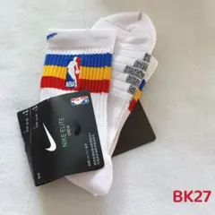 BK27 ナイキNIKE エリートNBA バスケットボールソックス靴下 Lサイズ