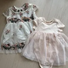 未使用　H&M チュチュロンパース ベビードレス　セット売り