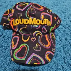LOUDMOUTH ゴルフキャップ ハート柄