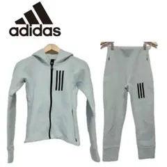 【セットアップ】adidas スリムフィットセットアップ グリーン レディース