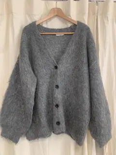 【試着程度美品】LEPSIMレプシム5ゲージシャギーVカーディガン