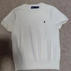 Polo by Ralph Lauren 半袖ニットMホワイト
