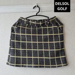 AF DELSOL GOLF デルソルゴルフ スカート ヘリンボーン チェック柄