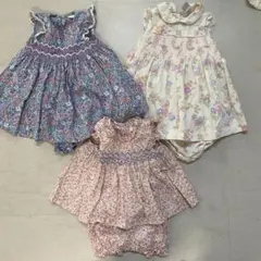 ベビーワンピース　3点セット　ローラアシュレイなど
