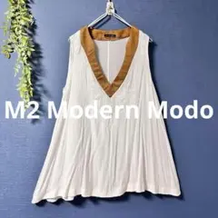 【M2 Modern Modo】Vネック　タンクトップチュニック　レース