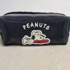 【新品】スヌーピー メッシュBOXポーチ ペンケース 　　　　　　 野球