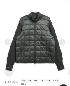 【新品】TAION ベーシック ハイネックニットスリーブダウンジャケット