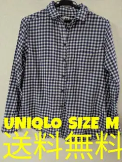 ハ*ウ様 UNIQLO ユニクロ フランネルシャツ ギンガムチェック M