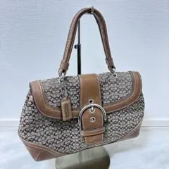 オールドコーチ COACH シグネチャー ショルダーバッグ レッド 6098 