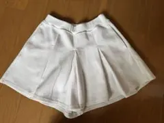 UNIQLO キュロットスカート ホワイト 140cm
