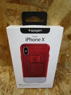 (新品）Spigen iPhone X CLASSIC C1™ 赤 10周年記念