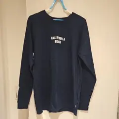 【未使用品】CALIFORNIA BEACH 長袖カットソー ネイビー