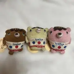 gladee グラディー アイスクリームベア ぬいぐるみセット 3色