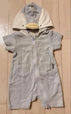 petit main ペンギン ロンパース 70cm なりきりロンパース