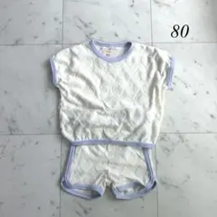 新品 セットアップ ハート柄 可愛い 半袖 ショートパンツ 子供服 80