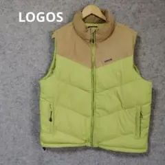 LOGOSライムグリーン ダウンベストのサムネイル