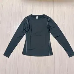 スポーツウェア レディース 長袖 UVカット ブラック M