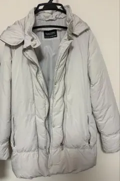 ZARA ホワイトベージュ　ダウン
