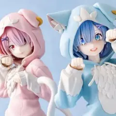 Re:ゼロから始める異世界生活 レム ラム もふもふパック フィギュア 2種
