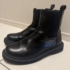 gu undercover 黒 レザー サイドゴアブーツ 26cm