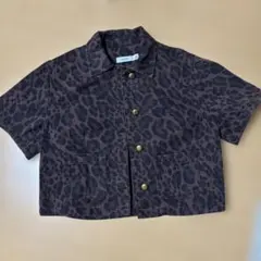 レオパード柄ショートジャケット Mのサムネイル