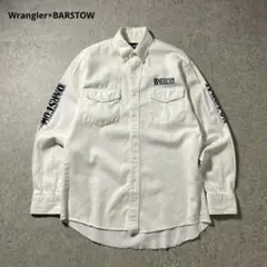 Wrangler ラングラー × BARSTOWロデオコットンシャツ古着m15