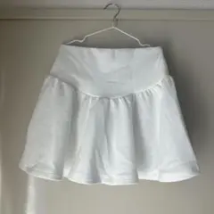 SHEIN ホワイト フレアスカート
