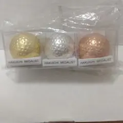 HAKUICHI MEDALIST ゴルフボール型オブジェ 3個セットのサムネイル