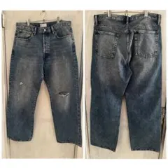 未使用保管品GAP '90s LOOSE 36インチルーズフィットデニムパンツ