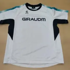 GIRAUDM スポーツシャツ ホワイト ネイビー Mサイズのサムネイル
