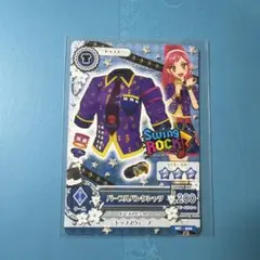 アイカツ パープルパンクシャツ