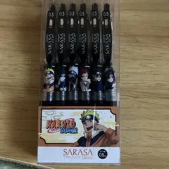 NARUTO SARASA ボールペン 0.5mm 6本セットのサムネイル