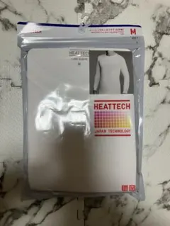 新品 未使用 Mサイズ UNIQLO ヒートテック クルー ネックT 九分袖 冬