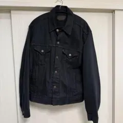 リーバイス ブラック デニムジャケット 後染め USA製