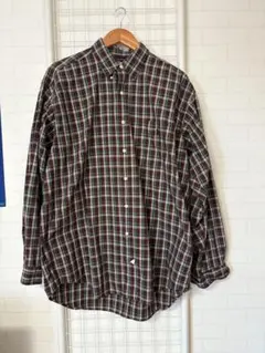 Ralph Lauren チェックシャツ 長袖 レッド グリーン L