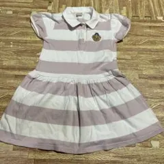 petit main ポロシャツスタイルワンピース 120