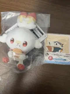 一番くじ ポケモン ヒバニー ぬいぐるみ ステッカーセットのサムネイル