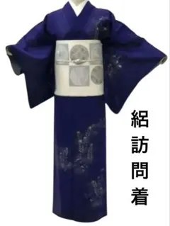 夏着物 絽訪問着 金駒 一つ紋 - メルカリ