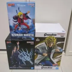 NARUTO ナルト サスケ ミナトフィギュア 3点セット